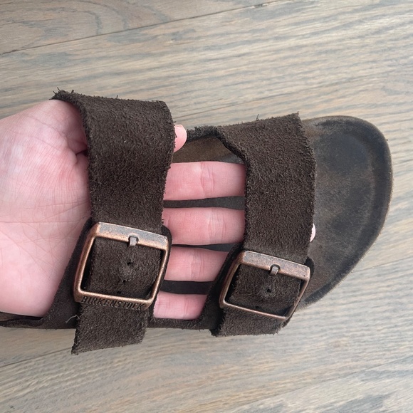 Birkenstocks Arizona Brown Leather Sandals Size 39 (8/8.5) - Picture 3 of 8